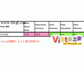 浅谈Win Vista下IIS7的安装过程