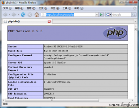 Vista下最新版Apache+PHP+MySQL+phpMyAdmin安装指南