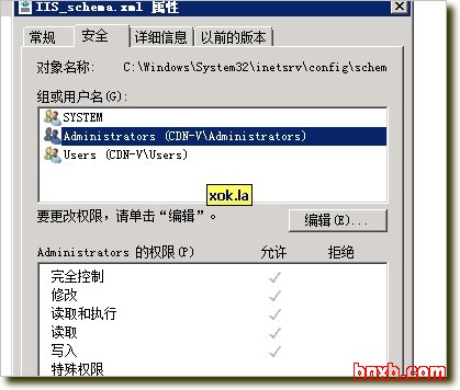 iis7,IIS_schema.xml,权限
