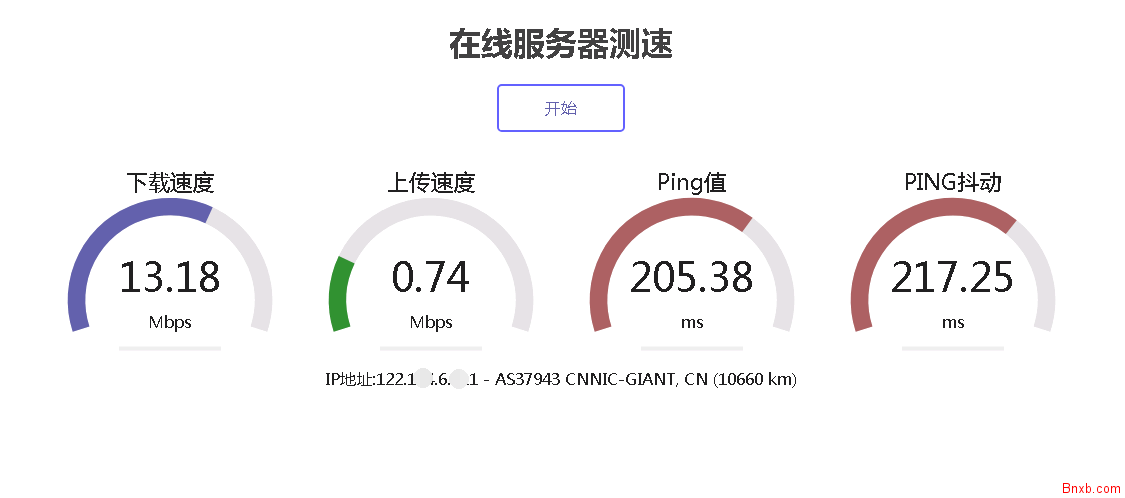 speedtest汉化版 html5speedtest 网站测速程序 PHP在线测PING值网站测速