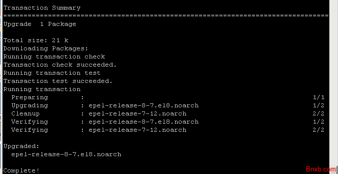 CENTOS7升级到CENTOS8的方法 命令行模式直接远程升级服务器CENTOS7到8